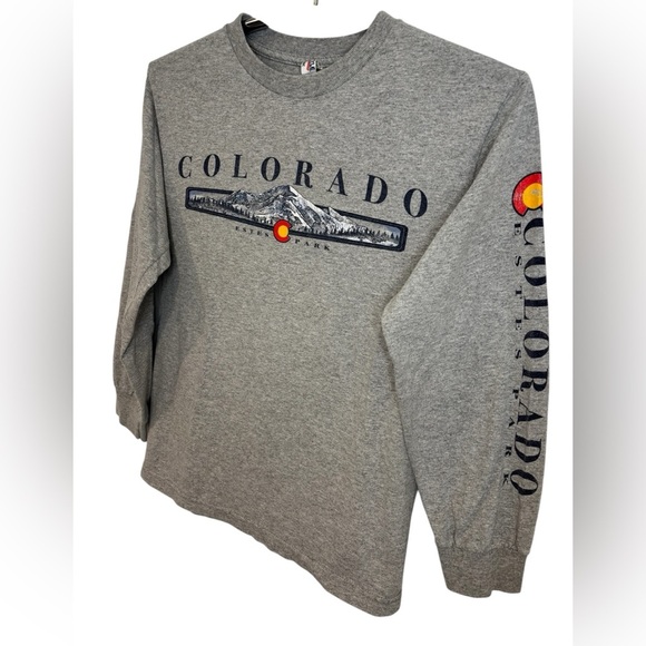Gray Colorado Long Sleeve Shirt, Youth Small - Picture 2 of 8